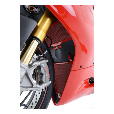 Protection de radiateur R&G rouge Ducati Panigale V2 20-23