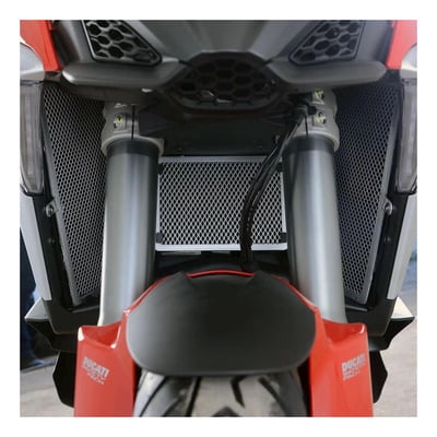 Protection de radiateur R&G titane Ducati Streetfighter V2 22-23