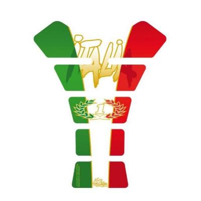Protection de réservoir Motografix Italia tricolore 1 pièce