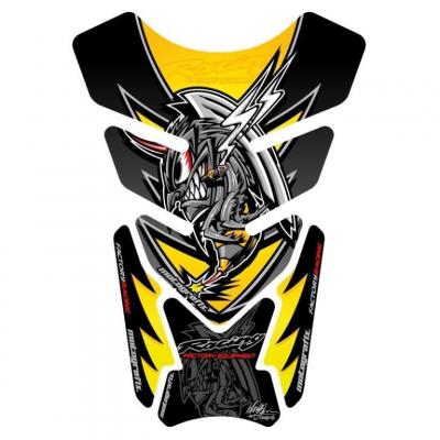 Protection de réservoir Motografix jaune Honda Hornet 4 pièces