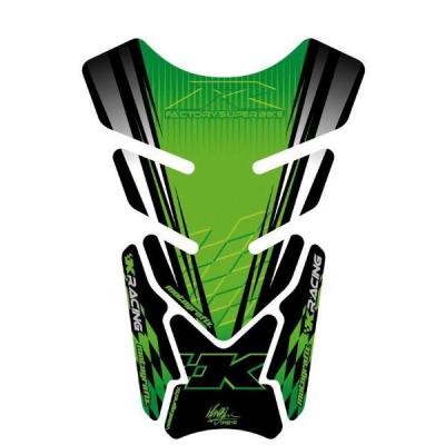 Protection de réservoir Motografix vert Kawasaki 4 pièces