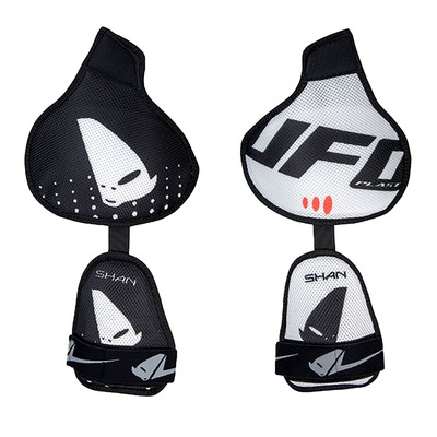 Protections d'épaules Ufo pour pare-pierre Shan blanc
