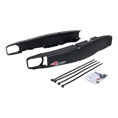 Protections de Bras Oscillant RTECH en Plastique Renforcé Noir pour Yamaha 250/450 YZF 09-23