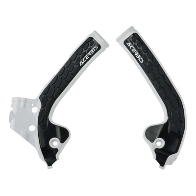 Protections de Cadre ACERBIS X-GRIP Blanc / Noir – Husqvarna 85 TC 18-24