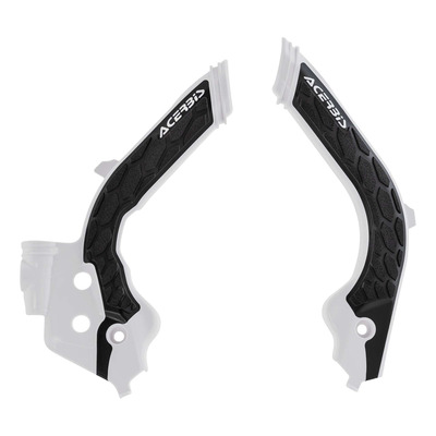 Protections de Cadre ACERBIS X-GRIP Blanc / Noir – Husqvarna FC / TC 19-22