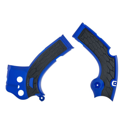 Protections de Cadre ACERBIS X-GRIP Bleu / Noir - Yamaha 450 YZF 16-17