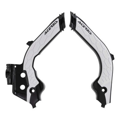 Protections de Cadre ACERBIS X-GRIP Noir / Blanc – Gasgas ECF / MCF 21-23
