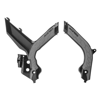 Protections de Cadre ACERBIS X-GRIP Noir / Gris – KTM SX / SXF 19-22