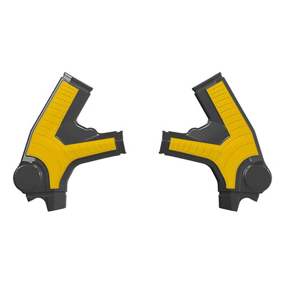 Protections de Cadre Rtech Bi-Matière Jaune / Noir pour Surron Ultra-Bee 23-24