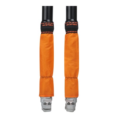 Protections de fourche Acerbis Z-Mud Orange Brillant