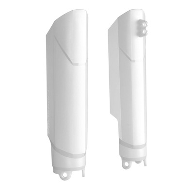 Protections de Fourches POLISPORT Full Wrap Blanc pour Honda 250/450 CRF-R 19-24