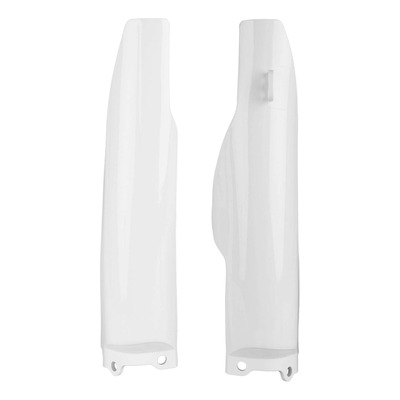Protections de Fourches POLISPORT Type Origine Blanc - Kawasaki 125 / 250 KX 04-08
