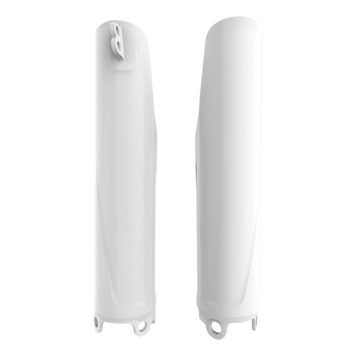Protections de Fourches POLISPORT Type Origine Blanc - Honda 250 / 450 CRF-R 19-25
