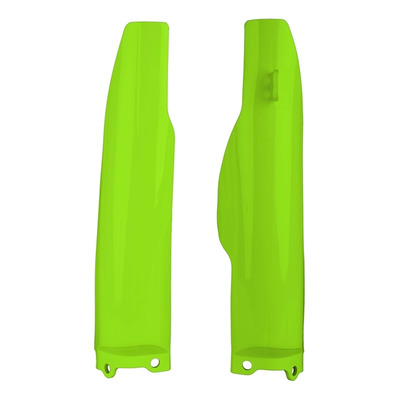 Protections de Fourches POLISPORT Type Origine Vert Citron - Kawasaki 250 / 450 KXF 09-25