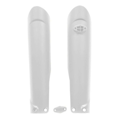 Protections de Fourches RTECH en Plastique Blanc pour KTM SX/SXF 15-22