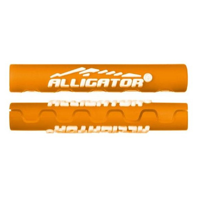 Protège câble Alligatoir orange ø4mm (6 pièces)