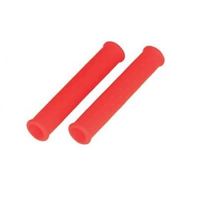 Protège-leviers silicone rouges
