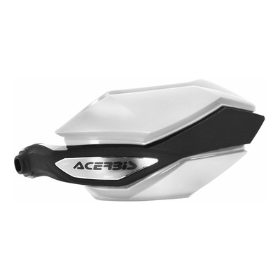 Protège-mains Acerbis Argon Kawasaki 1000 Versys 2021 Blanc/Noir Brillant