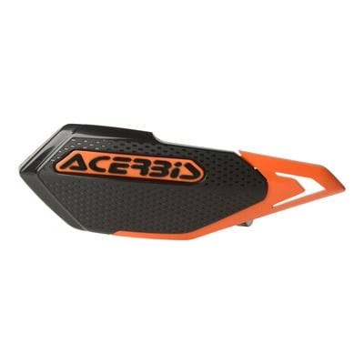 Protège-mains Acerbis X-Elite E-Bike, MTB et Minicross Noir/Orange Brillant