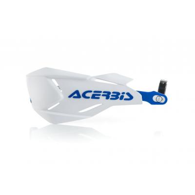 Protège-mains Acerbis X-Factory Blanc/Bleu Brillant