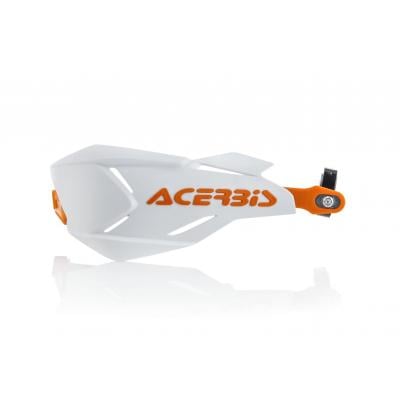 Protège-mains Acerbis X-Factory Blanc/Orange Brillant