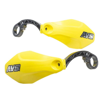 Protège-mains AVS Basic Plastic jaune