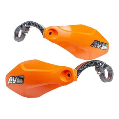 Protège-mains AVS Basic Plastic orange fluorescent