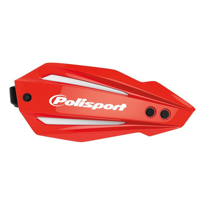 Protège-Mains POLISPORT Bullit Full Wrap Rouge avec Barre de Renfort et Kit de Montage Universel