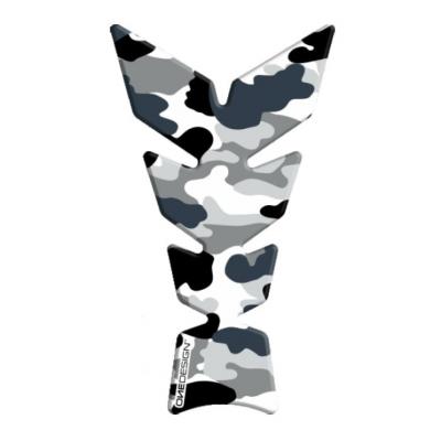 Protège réservoir Onedesign Camouflage gris 2 214 x 123 mm 1 pièce