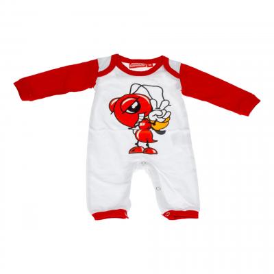 Pyjama bébé Marc Marquez blanc/rouge