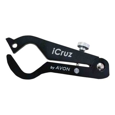 Régulateur de vitesse pince Avon Grips iCruz noir pour guidon 22mm