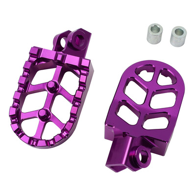 Repose-pieds en aluminium violet Carenzi - Rieju MRT 50