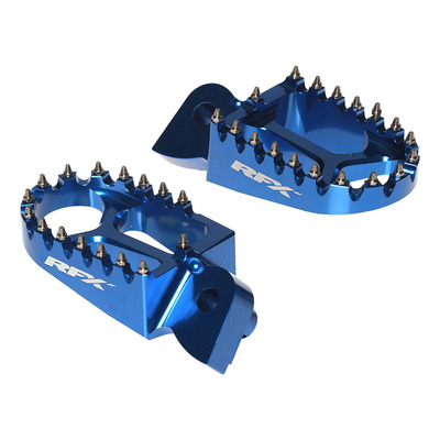 Repose-Pieds RFX Pro en Aluminium Anodisé Bleu pour Husqvarna 50/65 TC 2024