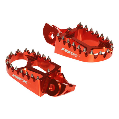 Repose-Pieds RFX Pro en Aluminium Anodisé Orange pour Husqvarna 50/65 TC 2024