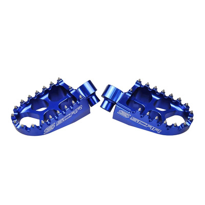 Repose Pieds SCAR Evolution en Aluminium Anodisé Bleu pour Yamaha 450 YZF 23-24