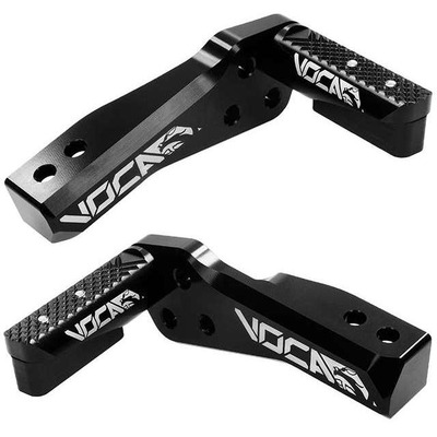 Reposes pieds réglables Voca Racing noir Pitbike Minimotard