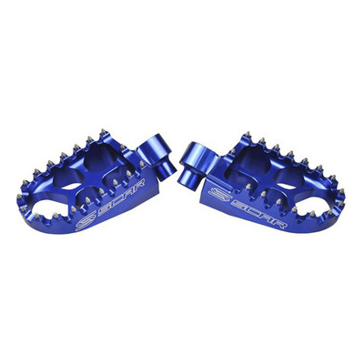 Reposes pieds Scar Evolution aluminium bleu KTM SX 85cc 03-17