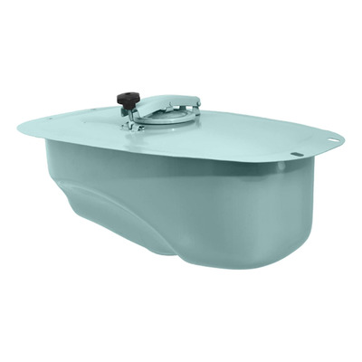 Réservoir d'essence RMS gris verni 7 l. Vespa P 125 X/Sprint