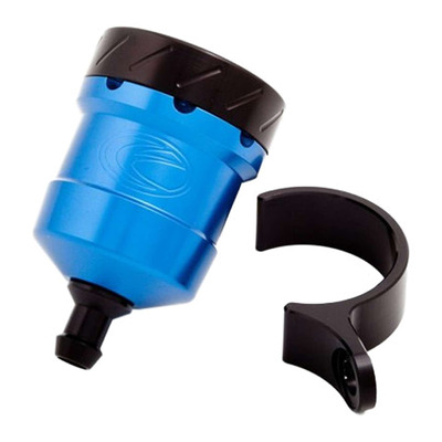 Réservoir de liquide de frein arrière ou embrayge Evotech noir/bleu Triumph Street Triple 765 23-25