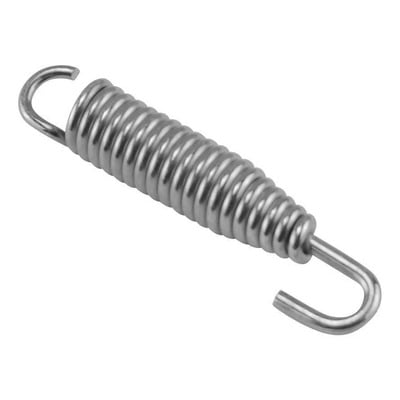 Ressort pot d’échappement 57mm Ø10 gris