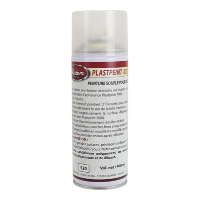 Restom Plast Peint 8000 400 ml noir mat