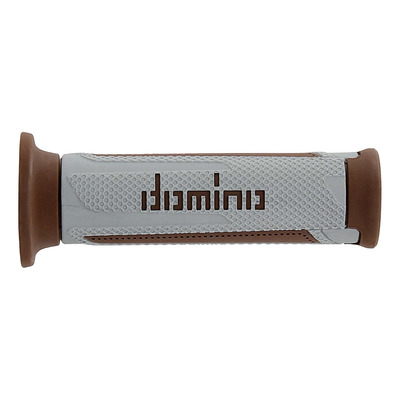 Revêtement de poignées Domino A350 gris/marron 120 mm - embout ouvert
