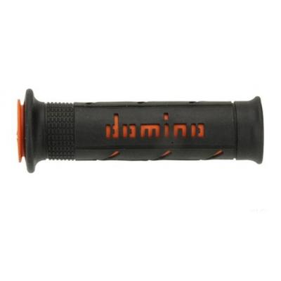 Revêtement Domino lisse 125mm noir/orange A250