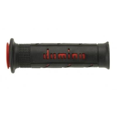 Revêtement Domino lisse 125mm noir/rouge A250