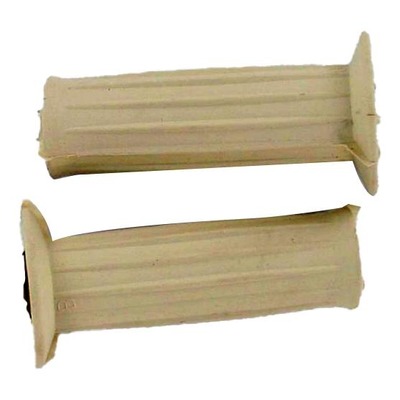 Revêtements de poignées beige type origine pour MBK / Motobecane