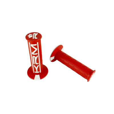 Revêtements de poignées KRM Pro Ride rouge/blanc