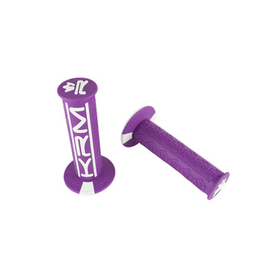 Revêtements de poignées KRM Pro Ride violet/blanc