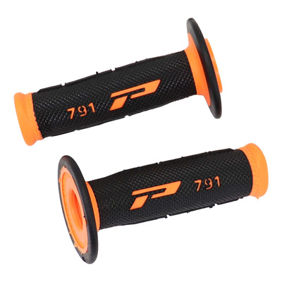 Revêtements de poignées Progrip 791 orange fluo / noir