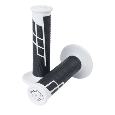 Revêtements de Poignées PROTAPER CLAMP-ON – Semi-Gaufré Lock-On – Noir / Blanc