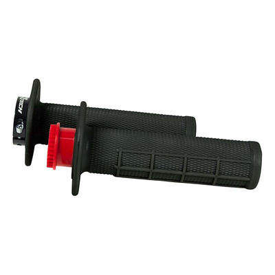 Revêtements de Poignées RTECH R20 Semi-Gaufré Lock-On Noir pour Beta de 125cc à 530cc